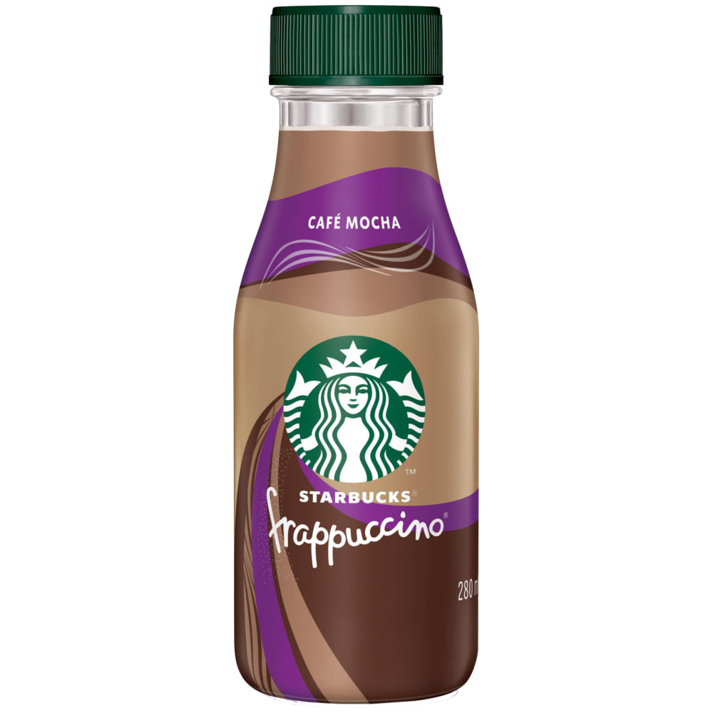 Bebida Láctea Frappuccino Mocha Starbucks 280ml Pronto para Beber